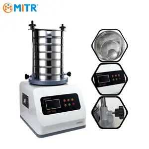 Mitr nhà sản xuất 1 ~ 7 lớp thép không gỉ rung sàng Màn hình Shaker nhãn hiệu tự động kỹ thuật số sàng Shaker 200mm phòng thí nghiệm sử dụng