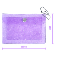 Bling paillettes Portable étui support pochette personnalisée maquillage sac cosmétique pour femmes PVC emballage sac porte-clés rouge à lèvres sac Shenzhen