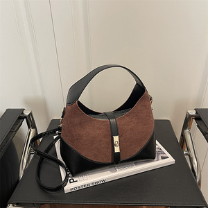 Leopard Print Handbag Stylish Minimalist Small <b>Square</b> Bag Casual Faux Suede Women's Bag 2025 Winter New Arrival - Product Image 1