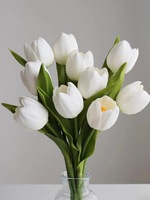 Tulipes en PU et fleurs artificielles pour une célébration de mariage amusante et une décoration intérieure tendance