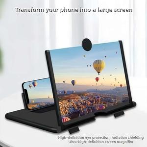 10"Mobile <b>Phone</b> <b>Magnifier</b> - Ultra-HD <b>Screen</b> <b>Magnifier</b> for Easy TV Viewing Orientation for Landscapes Use Eye Protection Full - Product Image 1