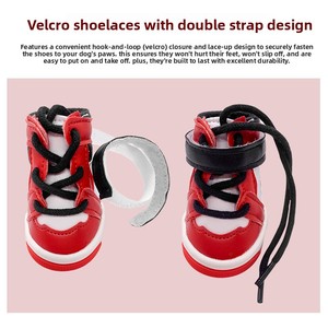 छोटे कुत्तों और बिच्छन के लिए प्यारा नया आकर्षक टिकाऊ पालतू जूते और गर्म करने वाले जूते - Product Image 2