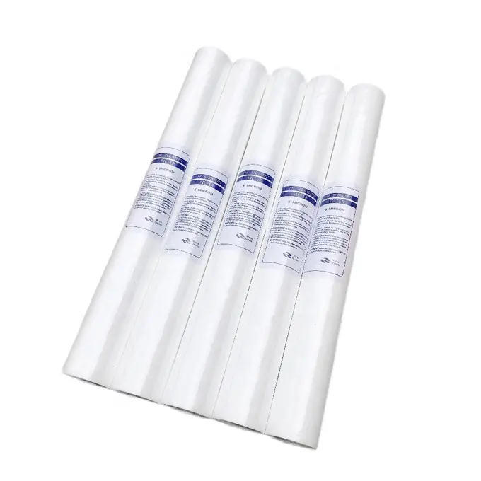 10 inch 20 inch 30 inch PP Water Filter 5 Micron 10 Micron Water Sediment Filters For Water Oil Liquid Filtration Treatment