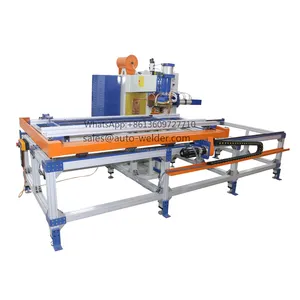 Automatic CNC PET Cage Spot Row Welder XY Grid Wire Mesh Welding Machine