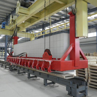 Machine de fabrication de briques AAC entièrement automatique Ligne de production de blocs de béton cellulaire autoclavés Machine de fabrication de blocs de gaz