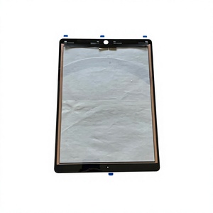 Verre tactile pour iPad Pro 12.9 2015 1ère génération A1584 A1652 avec OCA pré-appliqué, panneau avant noir et blanc - Product Image 1