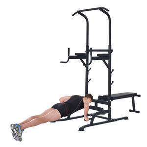Équipement <span class=keywords><strong>de</strong></span> gymnastique Intérieur Maison Chin up Bar Machine Power Tower Dip Station <span class=keywords><strong>avec</strong></span> <span class=keywords><strong>banc</strong></span> <span class=keywords><strong>de</strong></span> <span class=keywords><strong>musculation</strong></span> - Product Image 2
