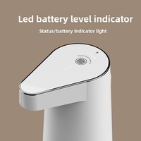 Distributeur de savon automatique mural sans contact pour hôtel, mini bouteille de liquide rechargeable durable de 300 ml, capteur, mousse