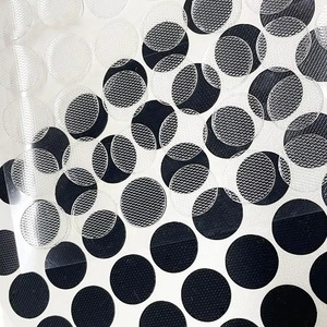 고품질 나일론 자체 접착식 후크 앤 루프 벨크로 테이프, 가구 액세서리용 양면 코인 접착제 - Product Image 1