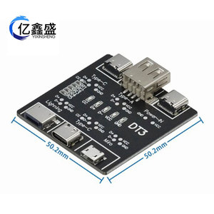 Probador de cables de datos YIXINSHENG DT3, placa de diagnóstico para cables de carga Micro USB y Tipo C, para reparación de dispositivos electrónicos. - Product Image 4