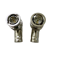Conector Adaptador BNC-JWK de Fábrica, 75 ohmios, Conector BNC Macho a Hembra en Ángulo