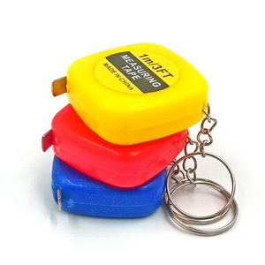 Nahe Mini Measuring Tape 1M Stainless Steel Metric Keychain Included Household Tailor Use - Product Image 3