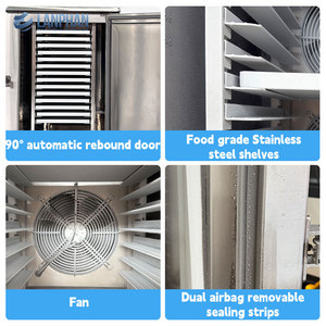 178l 300L 650L 1100L 1400L công nghiệp thương mại sốc Tủ đông Blast Máy làm lạnh phòng lạnh hải sản nhanh chóng đóng băng máy để bán - Product Image 6