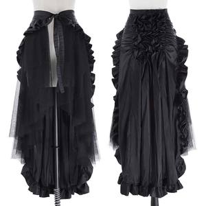 Dress up Party Gothic <strong>Clothing</strong> European American Female <strong>Steam</strong> <strong>Punk</strong> Gothic Victoria Pirate Ruffle Wrap Skirt Costume WDEC-026 - Product Image 1