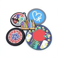 Patch décoratif 3D personnalisé en PVC, badge en caoutchouc thermocollant ou à coudre pour chapeaux, vêtements et sacs