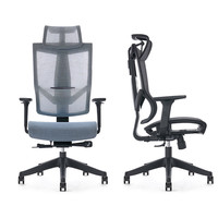Ofis Mobilyası Modern 3D Kolçaklı Ayarlanabilir Tam Fileli Yüksek Sırtlı Yönetici Ofis Ergonomik Sandalyesi