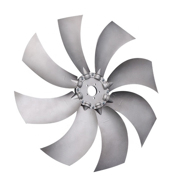 KEYLEADER Axial Fan Impeller Aluminum Alloy 8 Blades Mine Explosion-proof 300-592mm Diameter Adjustable Angle 20-50