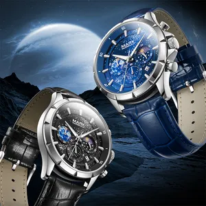 Mens Classic Watch Business OEM Logo Watches Quartz Wristwatch With 30m Waterproof China Factory