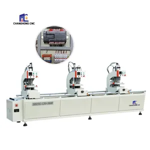 High speed 3 head Welding Machines PVC UPVC doors and windows making Machine