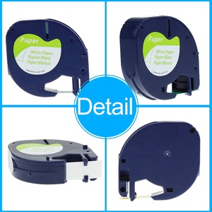 100% Nhãn Dymo Letratag Tương Thích Đen Trên Trắng 91200/91330/91220/59421 Nhãn Băng Giấy Đánh Dấu - Product Image 4