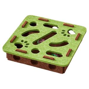 Puzzle amovible en feutre, jouet pour chat, boule cloche - Product Image 6