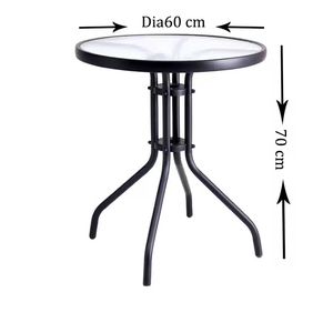 Patio mit hoher Rückenlehne aus verzinktem Stahl Tessin 2x1 Stoff 1 Tisch und 2 Stühle Garden Outdoor Chair - Product Image 6