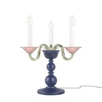 Lampe de table design moderne en verre coloré fait main en forme de chandelier pour la maison, la villa, l'hôtel, la chambre et le salon