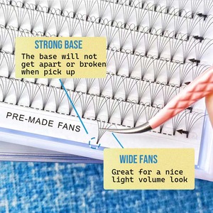 Lớn bán hàng Jumbo khay PREMADE người hâm mộ 5D 6D 7D 8D 10D lụa khối lượng lông mi mở rộng - Product Image 3