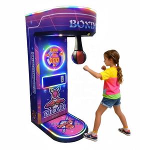 เครื่องเกมส์ชกมวยหยอดเหรียญสำหรับเด็ก รุ่นใหม่ ขนาดเล็ก เครื่องเกมส์อาร์เคดชกมวยแบบหยอดเหรียญ - Product Image 1