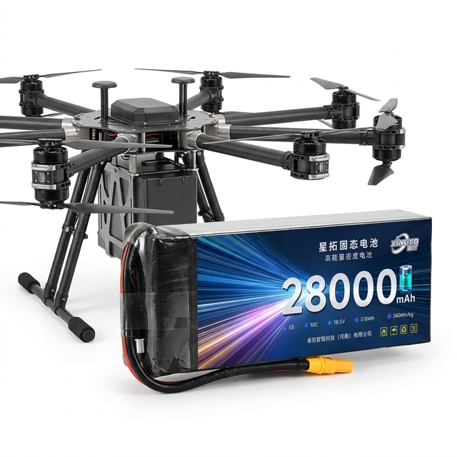 Drone Best-lithium-ion-batteries 5s 40000mah Solid State Battery 18.5V High-Capacity Long Cycle Life Aerial Photography FPV
