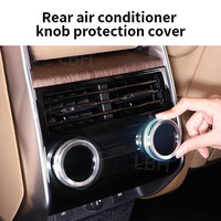 Ajustement pour 2023-2024 Land Rover Range Rover Sport L461 Vogue L460 alliage d'aluminium arrière climatisation centrale bouton de réglage anneau