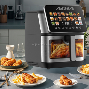 Friteuse intelligente numérique 8L en acier inoxydable avec écran couleur, meilleure vente transfrontalière, friteuse sans huile avec fenêtre de visualisation - Product Image 1