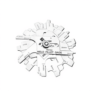 MG11 Medidor de inspeção de solda conjunto de medidor de solda filé métrico 7 peças - Product Image 1
