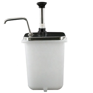 Dispensador de Salsa de Tomate de Acero Inoxidable, Contenedor de PP de 3 Litros, Utensilios Ecológicos, Dispensador de Salsas Práctico para Restaurantes <span class=keywords><strong>HV</strong></span> - Product Image 1