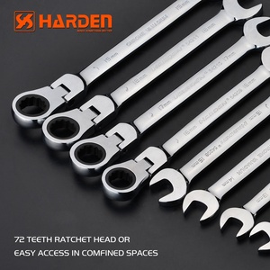 Jeu de clés à <span class=keywords><strong>cliquet</strong></span> combinées flexibles en chrome-vanadium Harden Professional Custom 15 mm - Product Image 3