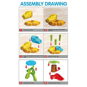 Jouets d'été Lucky Toys, jouets d'extérieur pour enfants, <span class=keywords><strong>table</strong></span> de plage, <span class=keywords><strong>table</strong></span> d'activités sensorielles, <span class=keywords><strong>table</strong></span> <span class=keywords><strong>à</strong></span> <span class=keywords><strong>sable</strong></span> et <span class=keywords><strong>à</strong></span> eau - Product Image 3