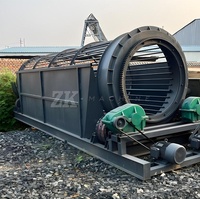 Machine de criblage vibrante à tambour d'axe pour le criblage de gravier humide, de boulets de broyeur, de poussière et de compost d'or