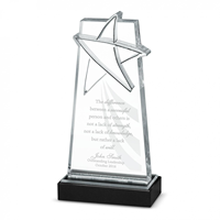 Trophée acrylique de prix de conception d'étoile personnalisée