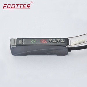 Amplificateur de fibre optique photoélectrique ECOTTER FG-21-H, haute précision, sensibilité à la fréquence rapide, double affichage numérique - Product Image 2