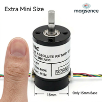 Encodeur absolu magnétique ES15S03R010BCAD1 à double borne RS485, à rotation unique, 1024PPR, en chaîne pour contrôle multi-axes