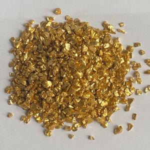 Chips de vidrio triturado de arena de vidrio dorado de muestra gratis para plantas en maceta, rellenos de jarrones, encimera, <span class=keywords><strong>suelo</strong></span> de <span class=keywords><strong>terrazo</strong></span> de cocina - Product Image 3