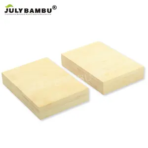 Panneau de 30mm feuilles de contreplaqué de bambou 25mm naturel Horizontal 4 couches pour planche à découper