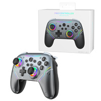 Nouvelle manette de jeu sans fil, joystick haute précision avec éclairage RVB, compatible avec plusieurs plateformes pour Switch