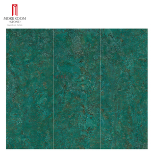 Nuevo Diseño de Baldosas Grandes de Porcelana, Mármol Verde, Losas de 12 mm, Panel de Pared - Product Image 4