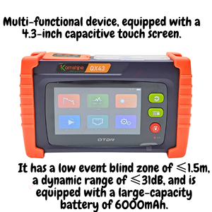 High dynamic time-domain reflectometer with 1m blind zone OTDR <b>optical</b> fiber fault location and troubleshooting <b>instrument</b> - Product Image 2