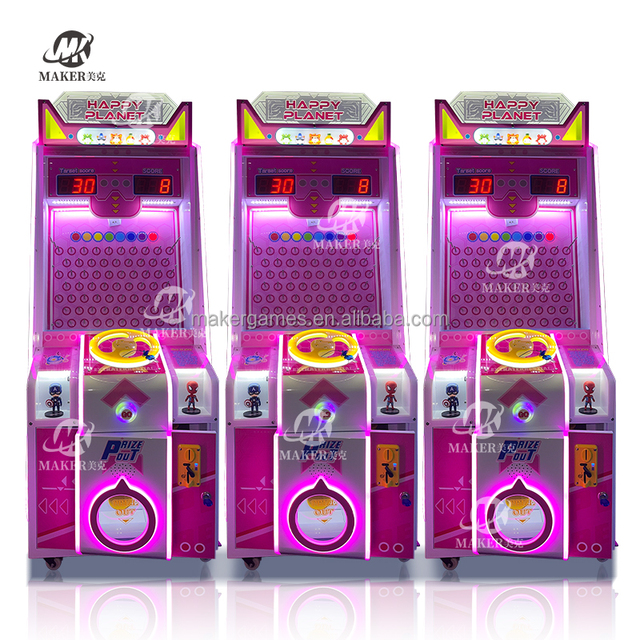 Lottery Arcade Game Machine Lottery Lucky Numbers Ticket Counting Child Shooting Game Machine for Kids