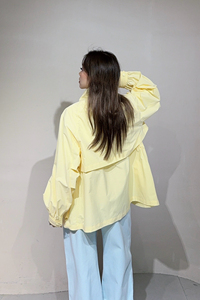 2025 nueva venta al por mayor elegante Casual <span class=keywords><strong>mujer</strong></span> alta calidad a prueba de viento impermeable <span class=keywords><strong>gabardina</strong></span> cremallera rompevientos chaqueta abrigo para - Product Image 4