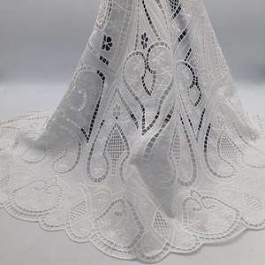 Elegante Vestido de Tul con Lentejuelas para Niña, Vestido de Boda para Niños, Corte Láser, Tela de Encaje 100% Poliéster Sostenible 58/60" - Product Image 2