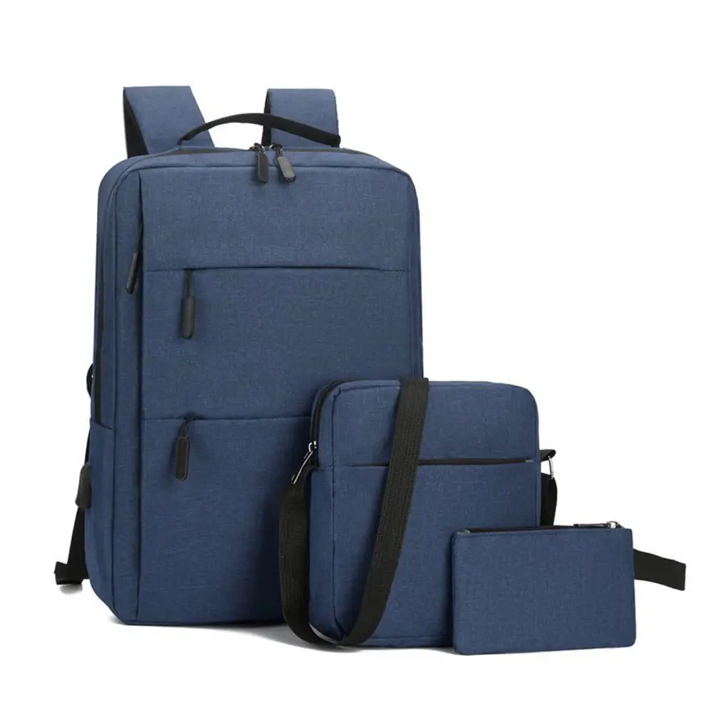 थोक फैशन फैशनेबल यूनिसेक्स, व्यापार 3 टुकड़े लैपटॉप बैग कस्टम कॉलेज स्कूल Backpacks/
