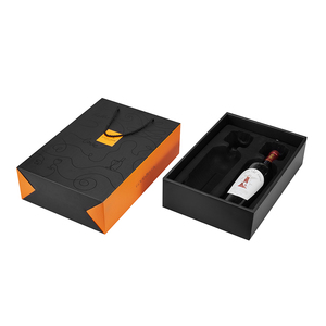Boîte à vin rouge personnalisée Emballage Bouteille Vin Élégant Velours EVA Insert UV Avantage PVC PET Feuille Matériau pour Emballage de Whisky - Product Image 2